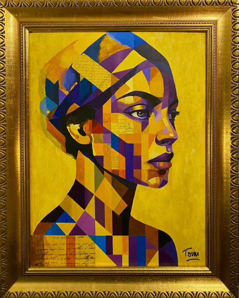 Poème solaire - Portrait expressif par Toini